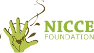 A green background with the words nick foundation written in it.