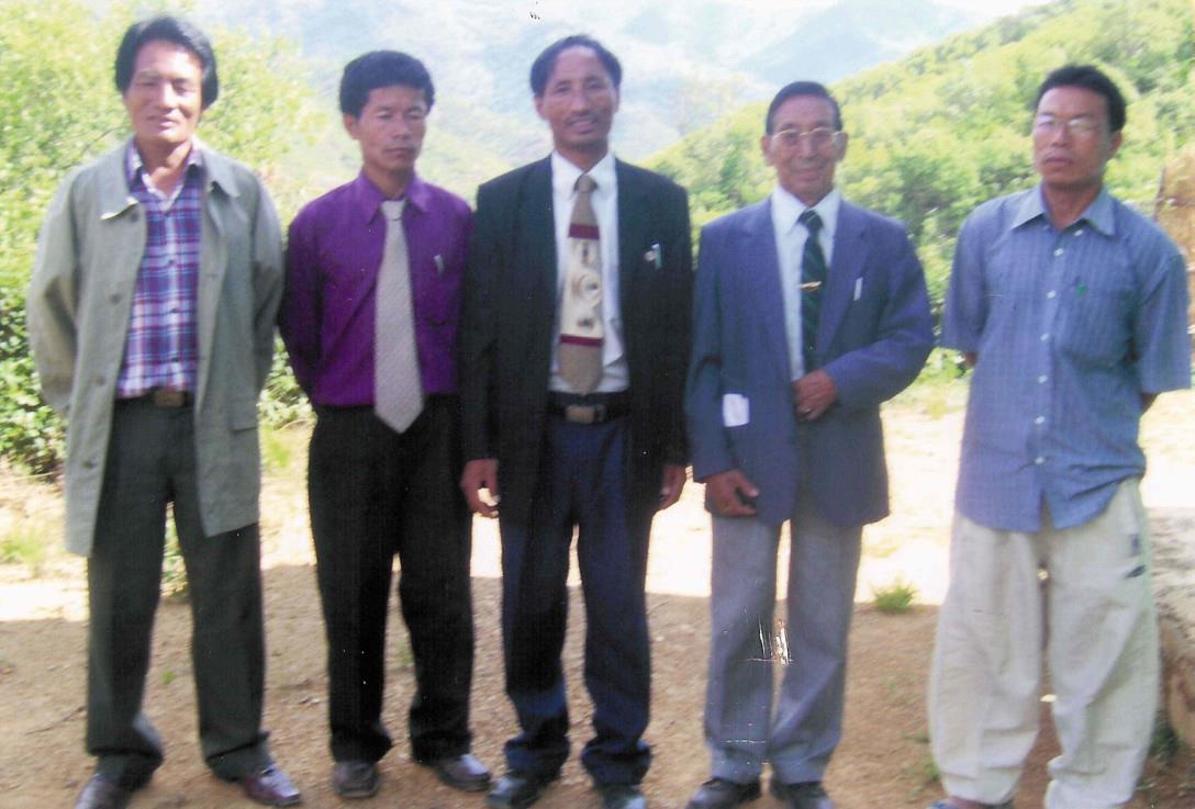 Jamishon and Board Members A group of men standing next to each other.