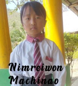 A young boy wearing a tie and standing in front of yellow walls.