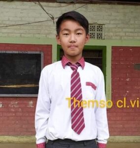 A young man wearing a tie and shirt.
