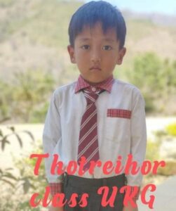 A young boy wearing a tie and shirt.